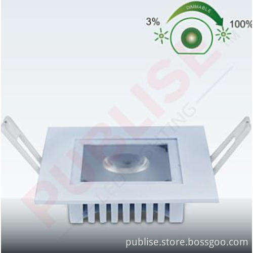 2013 Patented Square Rotatable Dimmable downlights g with CREE MKR